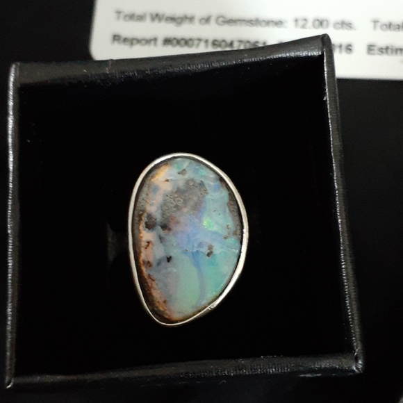 Australian Opal Ring - Picture 2 of 6